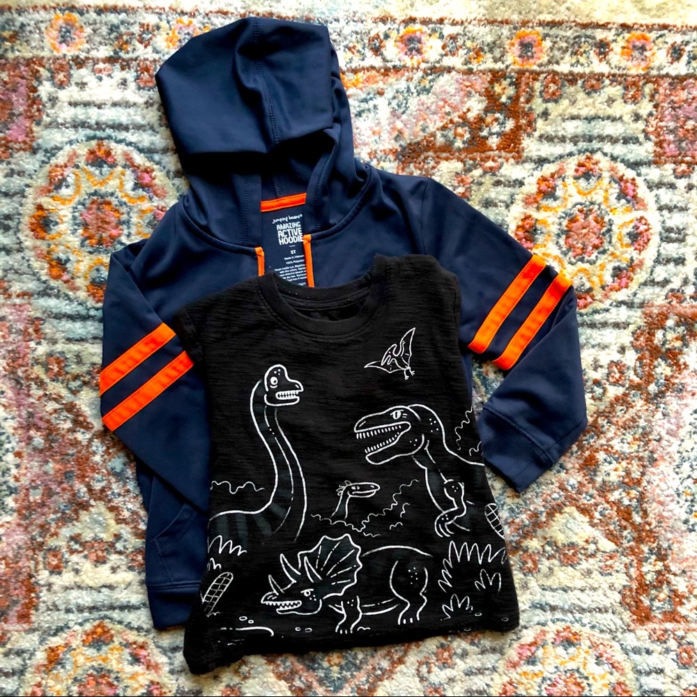 Jumping Beans EUC Jacket with bonus tee